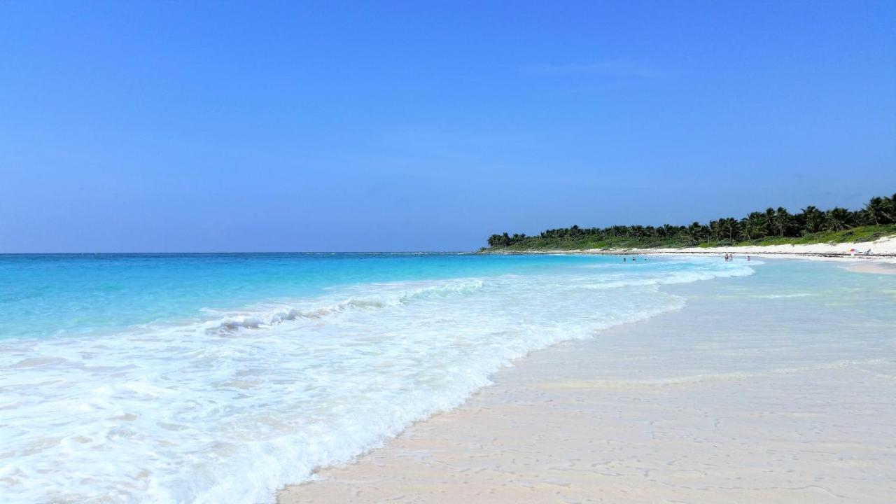 Riviera Maya Luxury Oceanfront Condo Akumal Exteriör bild
