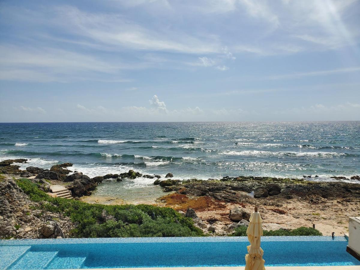 Riviera Maya Luxury Oceanfront Condo Akumal Exteriör bild