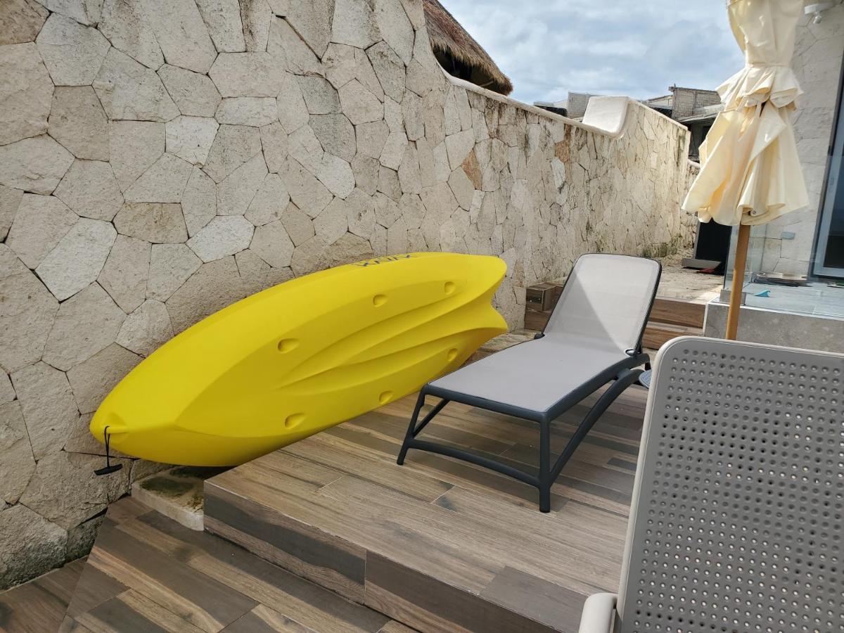 Riviera Maya Luxury Oceanfront Condo Akumal Exteriör bild